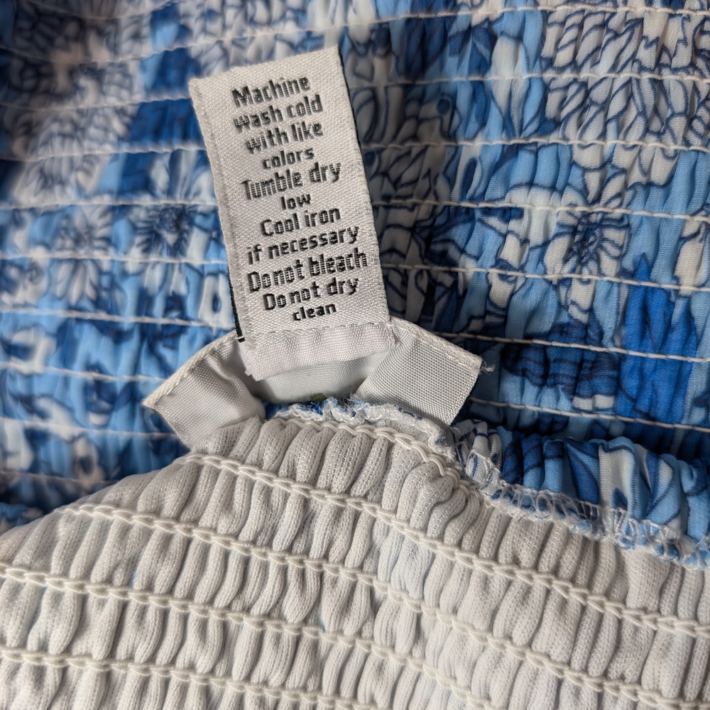 Sincerely Jules Blue Floral Midi Dress - Picture 6 of 7